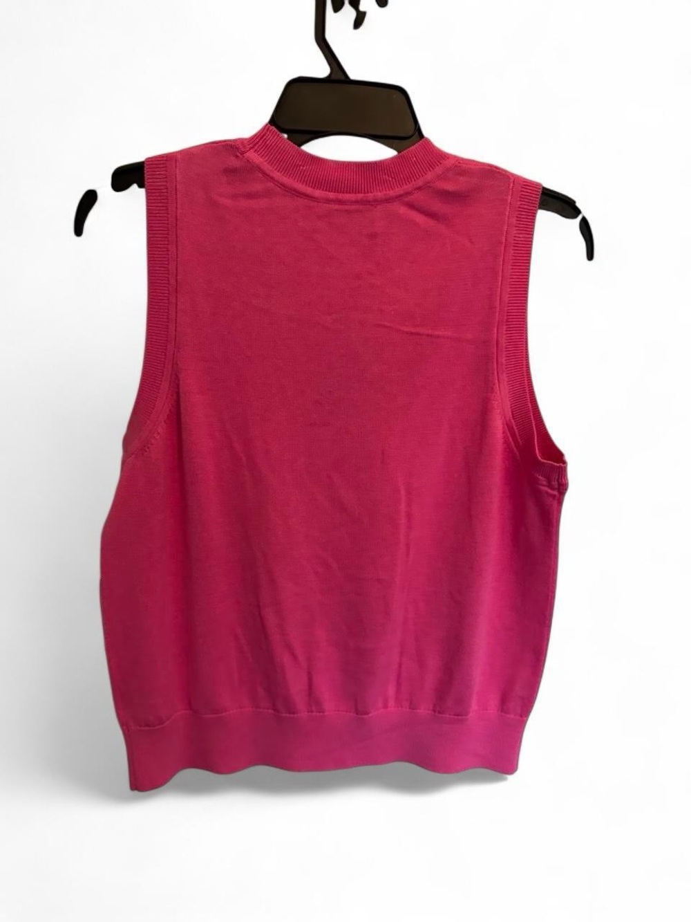 Women's Sleeveless Knit Tank Top - Fuchsia